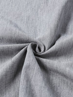 Comfort Sport Casual Solid Grey Short Sleeve Shirt