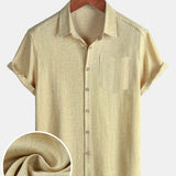 Solid Comfort Sport Relaxed Short Sleeve Shirt