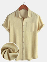 Solid Comfort Sport Relaxed Short Sleeve Shirt