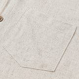 Comfort Sport Solid Beige Short Sleeve Shirt