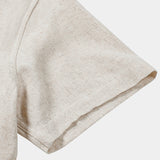 Comfort Sport Solid Beige Short Sleeve Shirt