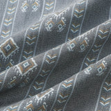 Grey Aztec Vintage Short-Sleeve Shirt