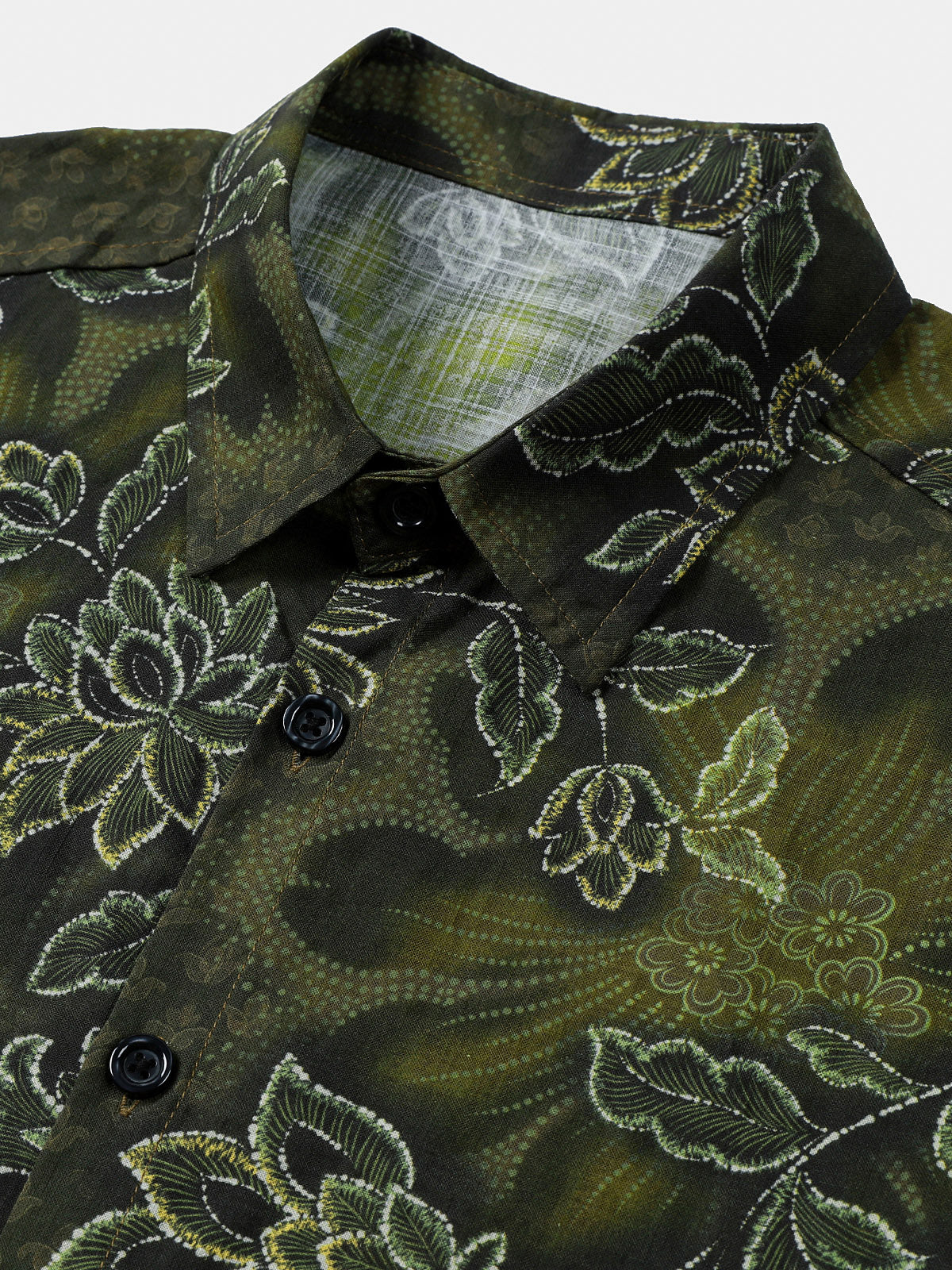 Green Vintage Floral Shirt
