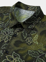 Green Vintage Floral Shirt