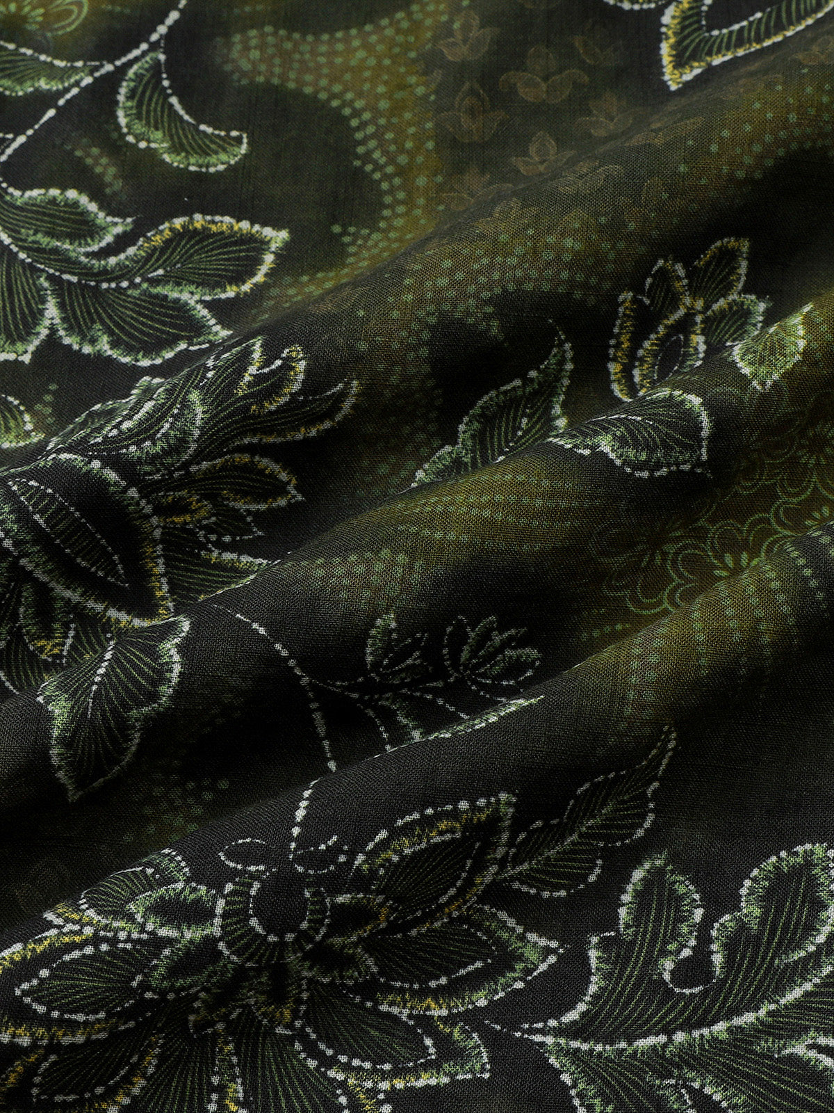 Green Vintage Floral Shirt