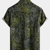 Green Vintage Floral Shirt