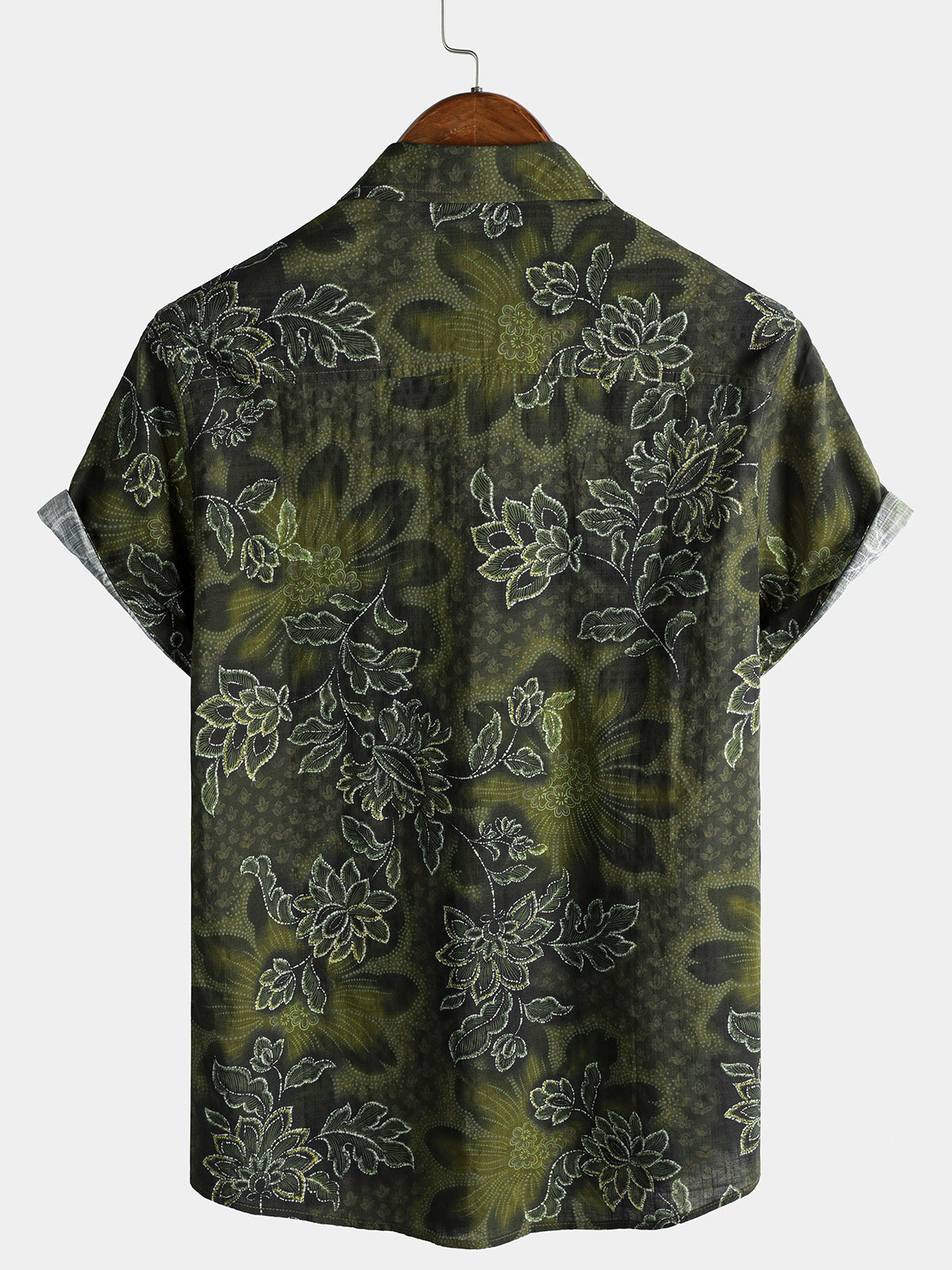 Green Vintage Floral Shirt