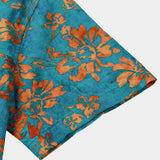 Soft and Breathable Retro Floral Pattern Short Sleeve Shirt
