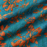 Soft and Breathable Retro Floral Pattern Short Sleeve Shirt