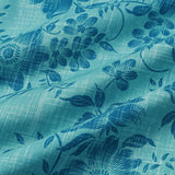 Vintage Hawaiian Floral Print Light Short Sleeve Shirt