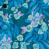 Blue Floral Hawaiian Shirt