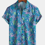 Floral Vacation Short-Sleeve Shirt