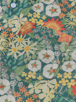 Tropical Summer Floral Short-Sleeve Shirt