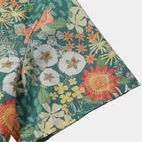 Tropical Summer Floral Short-Sleeve Shirt