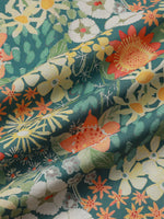 Tropical Summer Floral Short-Sleeve Shirt