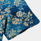 Floral Beach Vacation Short-Sleeve Shirt