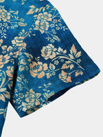 Floral Beach Vacation Short-Sleeve Shirt