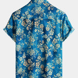 Floral Beach Vacation Short-Sleeve Shirt