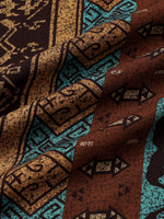 Tribal Geometric Vintage Short Sleeve Shirt