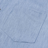 Comfort Sport Solid Blue Short Sleeve Shirt
