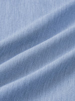 Comfort Sport Solid Blue Short Sleeve Shirt