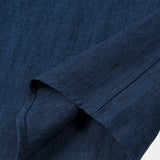 Solid Henley Summer Short Sleeve Shirt