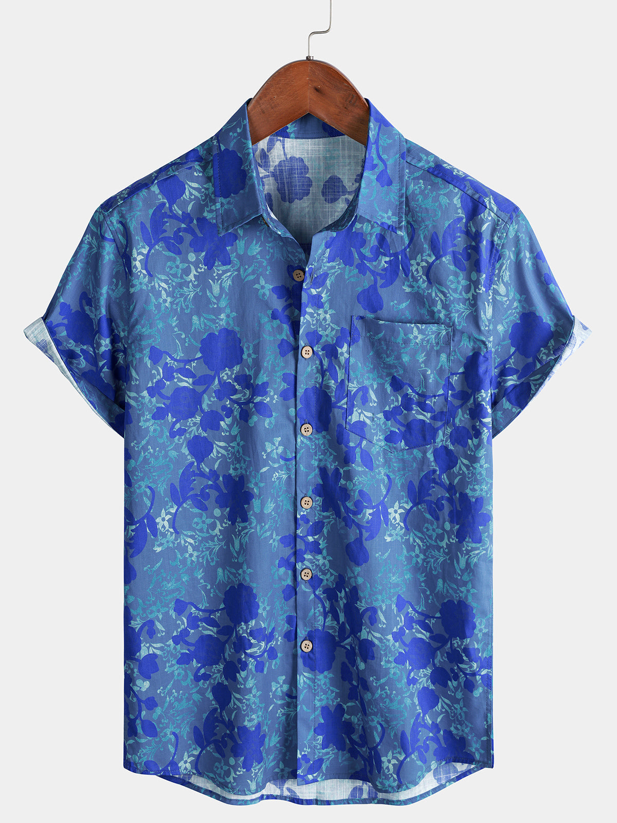 Blue Hawaiian Shirt