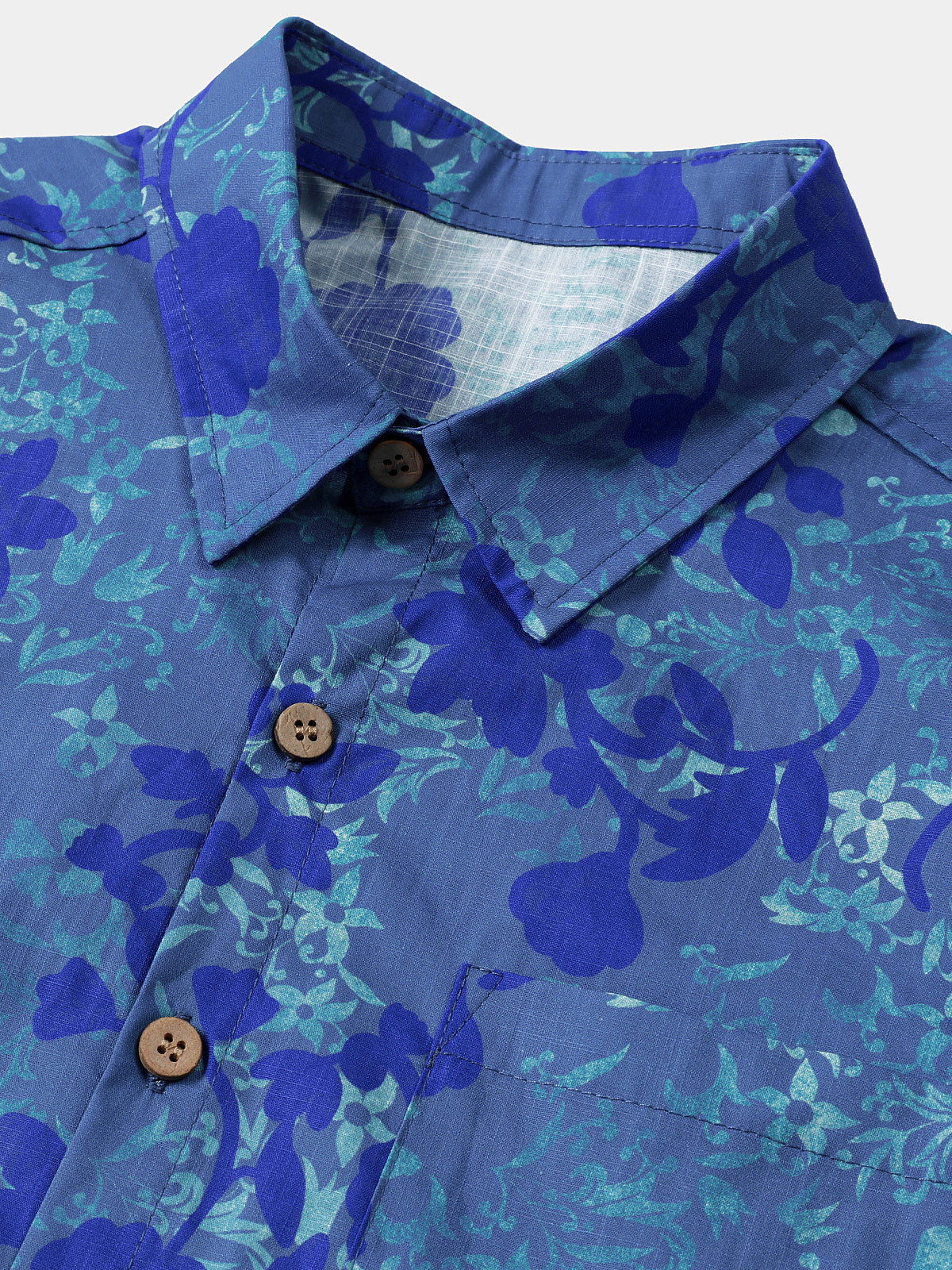 Blue Hawaiian Shirt