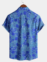 Blue Hawaiian Shirt