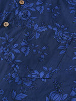 Vintage Blue Botanical Shirt