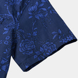 Vintage Blue Botanical Shirt
