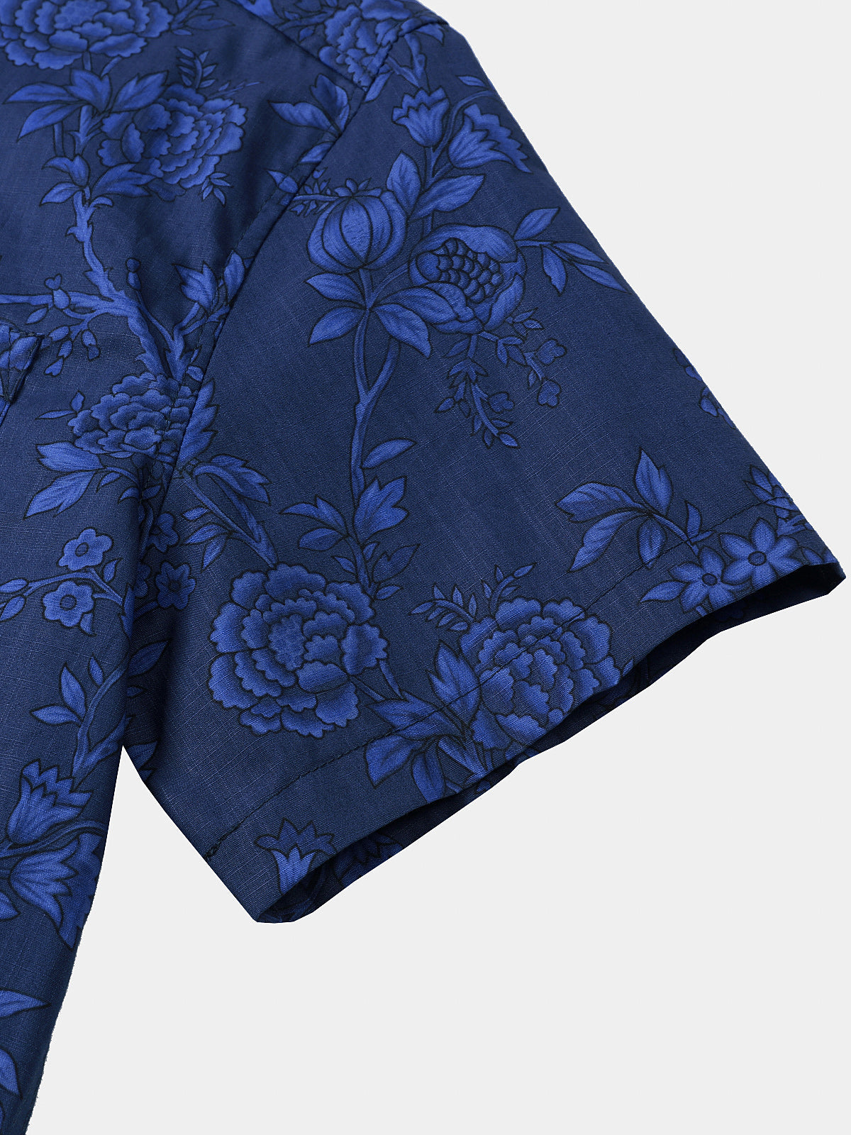 Vintage Blue Botanical Shirt