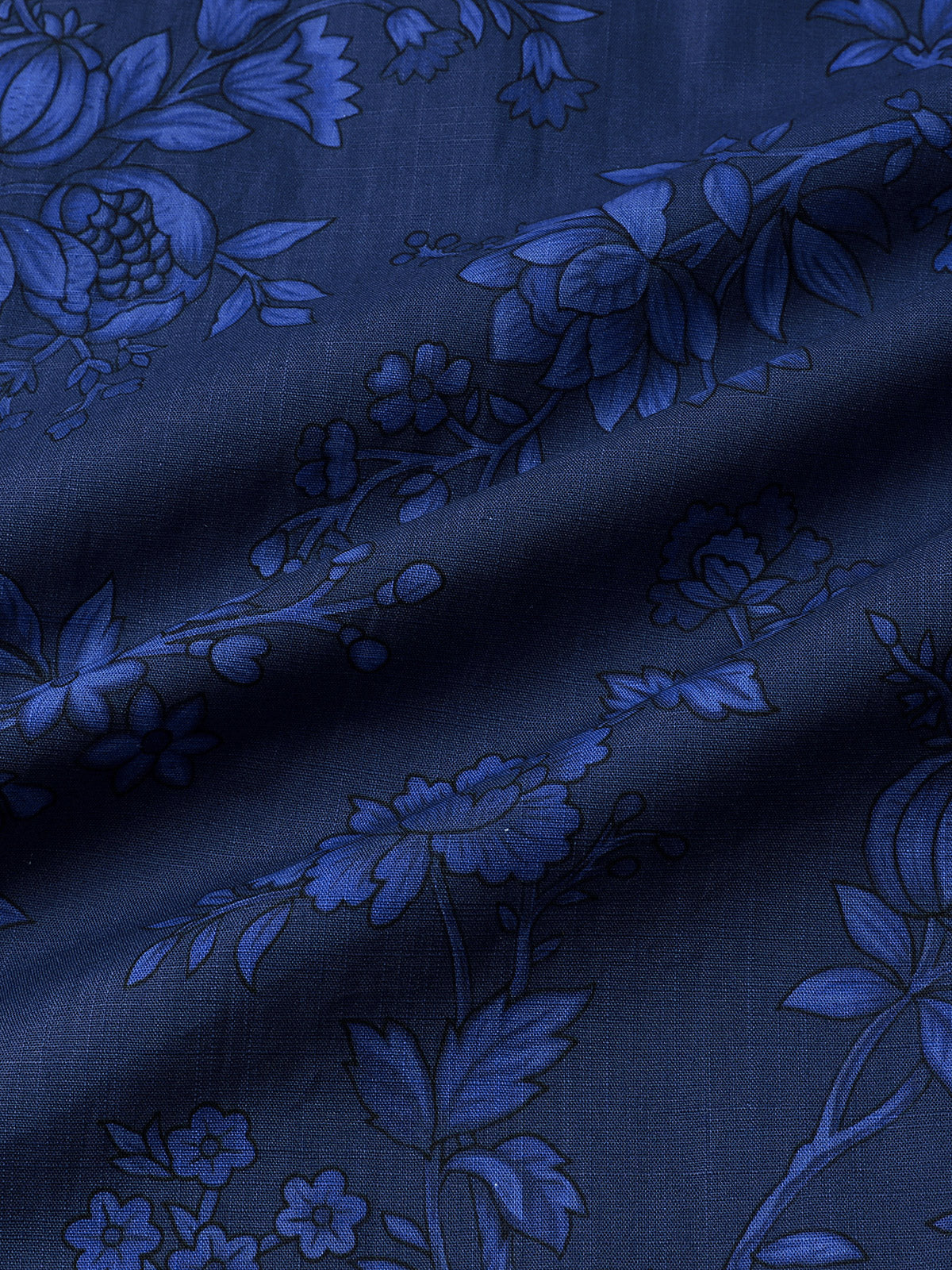 Vintage Blue Botanical Shirt