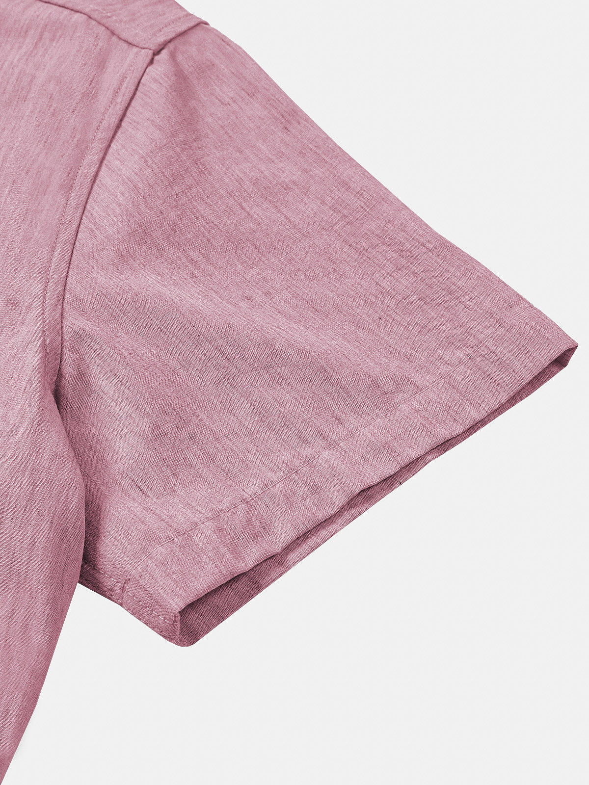 Comfort Solid Pink Short Sleeve Sport Shirt