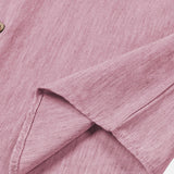 Comfort Solid Pink Short Sleeve Sport Shirt
