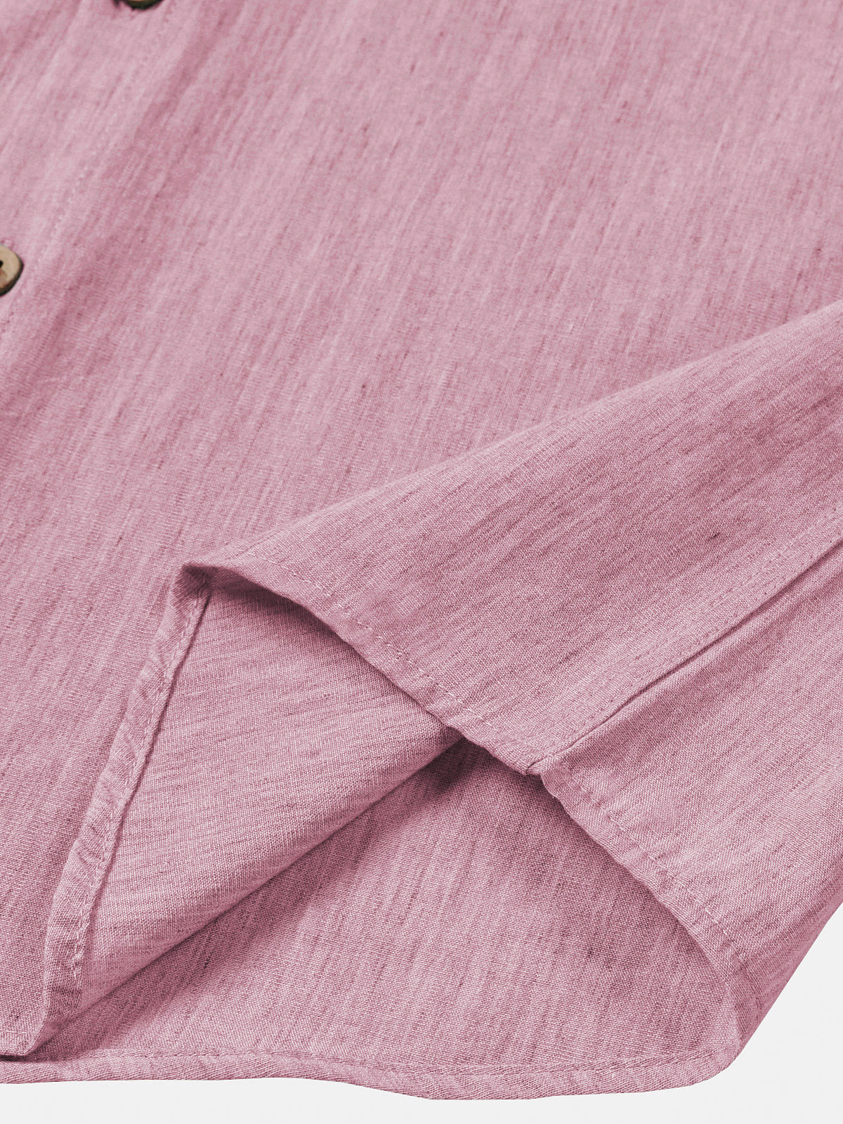 Comfort Solid Pink Short Sleeve Sport Shirt