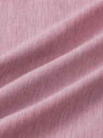 Comfort Solid Pink Short Sleeve Sport Shirt