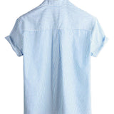 Men's Cotton Short-Sleeve Shirt