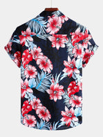 Tropical Floral Hawaiian Shirt