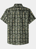 Geometric Short-Sleeve Shirt