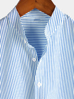 Striped Short-Sleeve Breathable Shirts