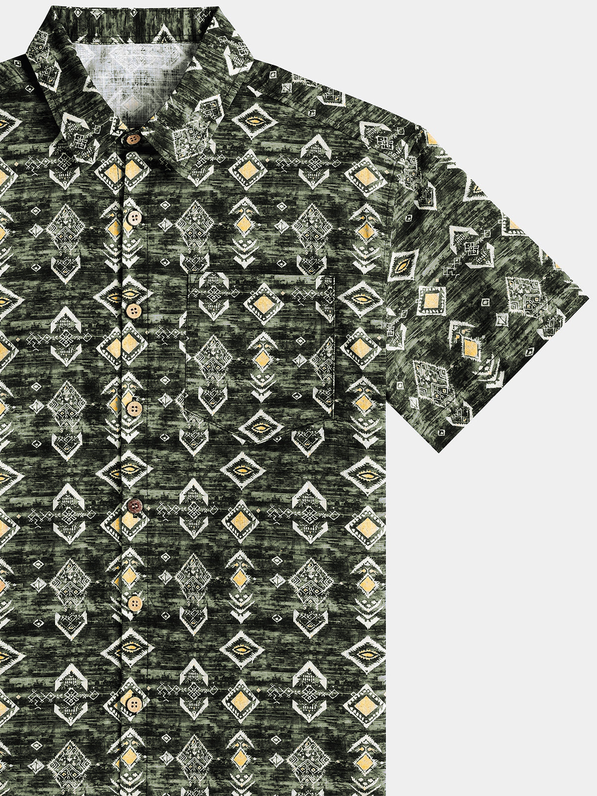 Geometric Short-Sleeve Shirt