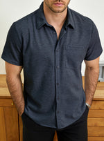 Casual Beach Shirt, Short Sleeves, Relaxed Fit, Button-Up, Summer