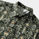 Geometric Short-Sleeve Shirt