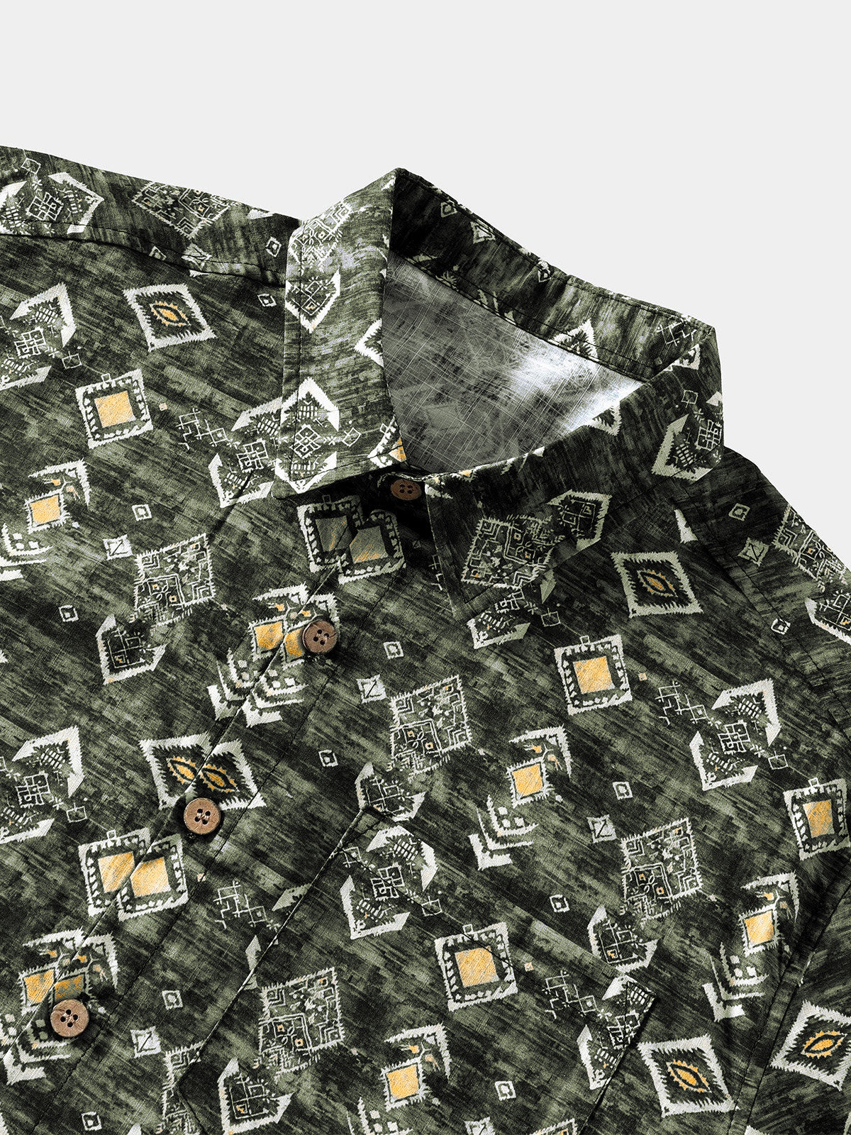 Geometric Short-Sleeve Shirt