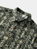 Geometric Short-Sleeve Shirt