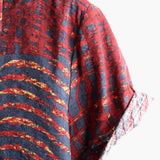 Striped Print Short-Sleeve Shirt