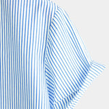 Striped Short-Sleeve Breathable Shirts