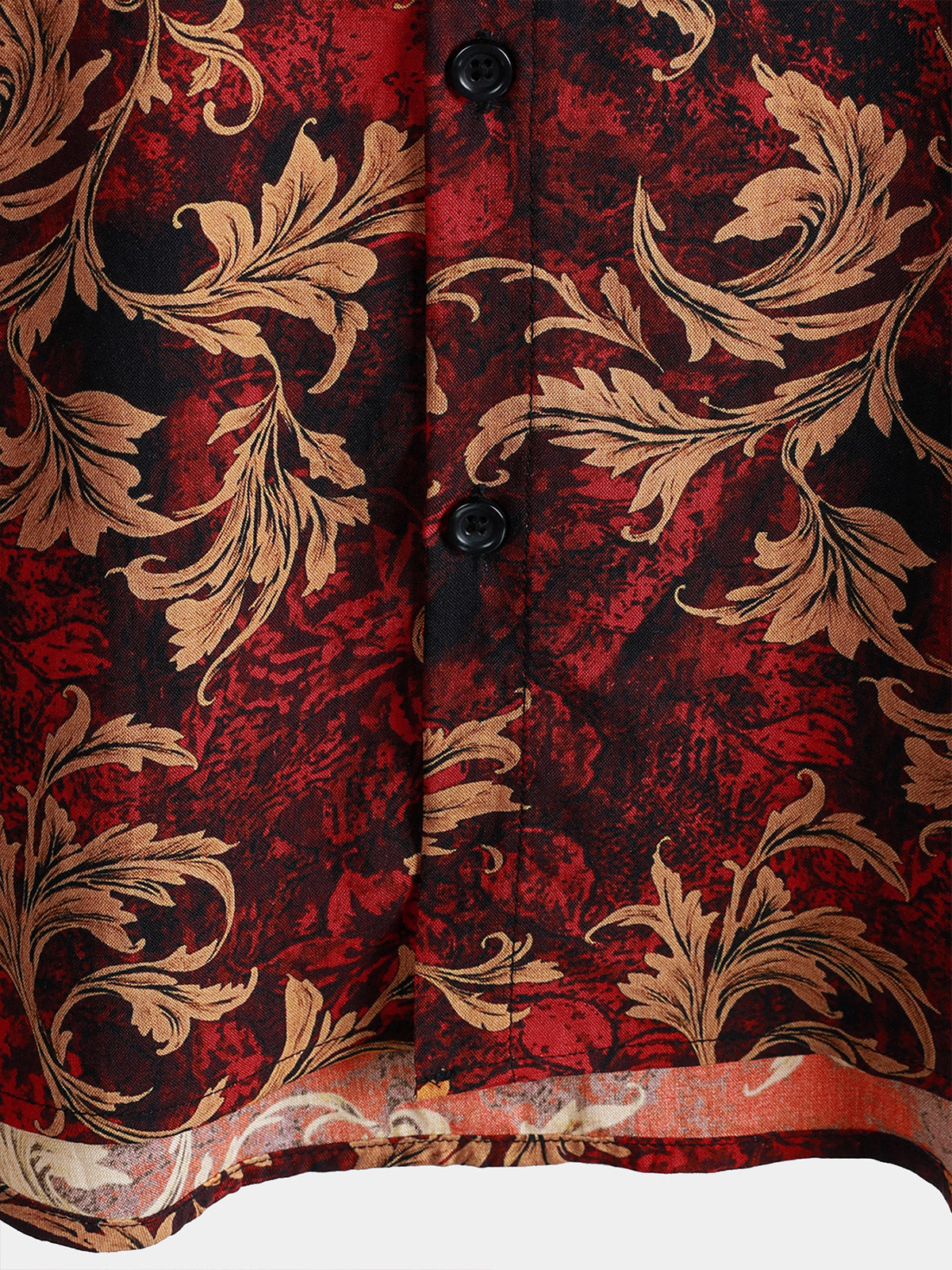 Vintage Floral Hawaiian Summer Short-Sleeve Shirt