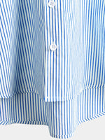 Striped Short-Sleeve Breathable Shirts